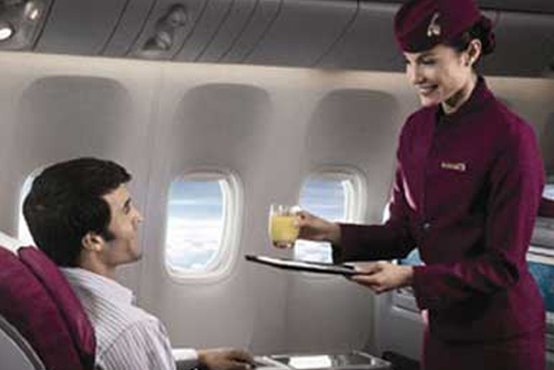 Qatar Airways Hostess